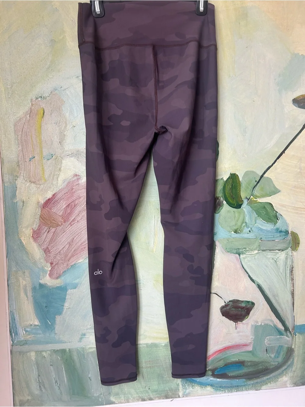 ALO Purple Camo Leggings